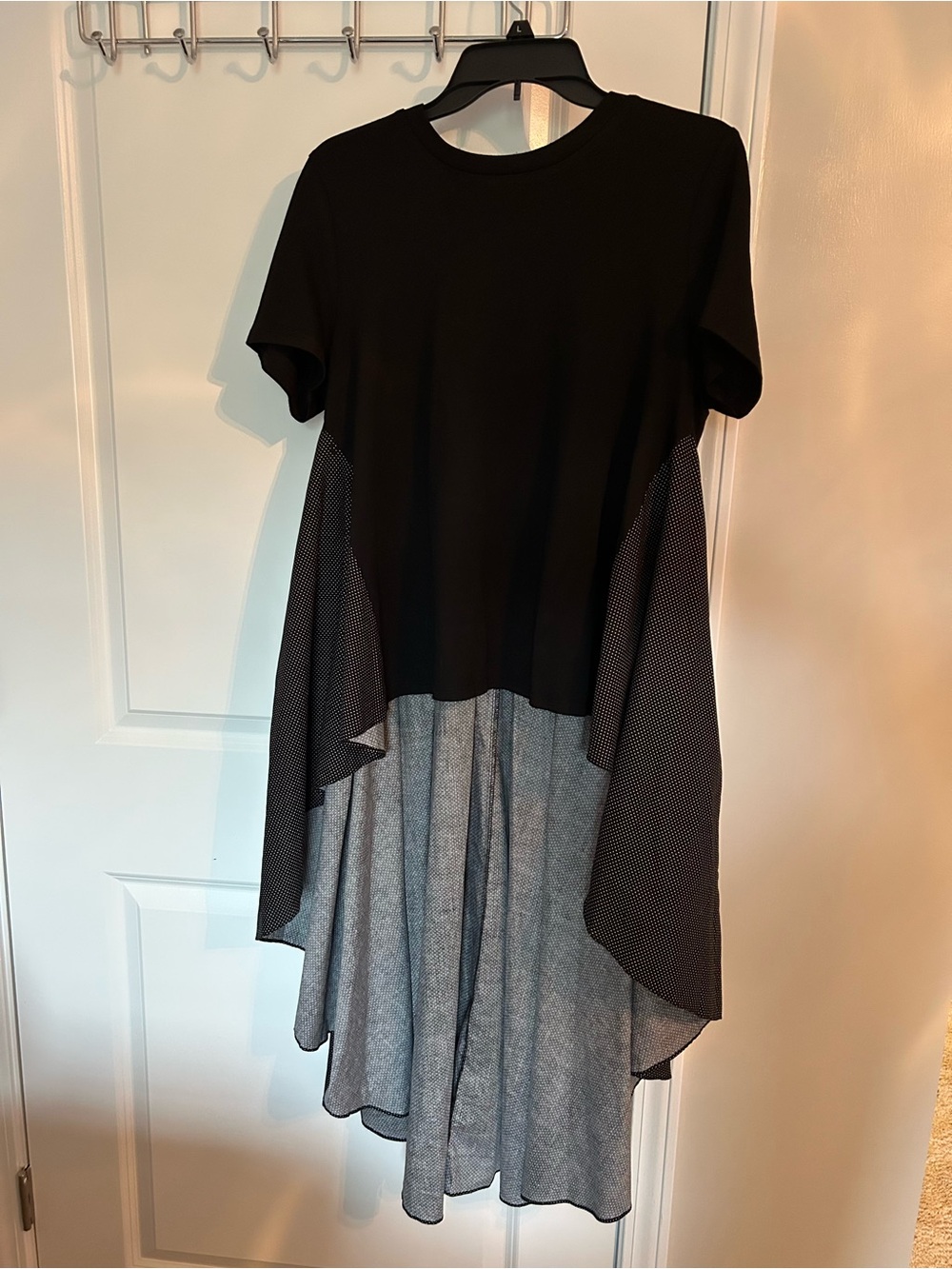 English Factory Black Top with Dark Gray Accents